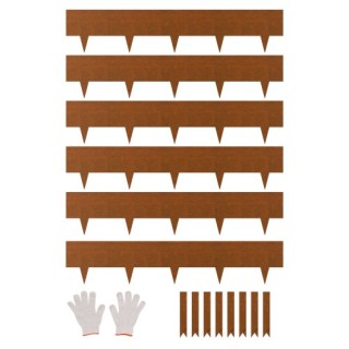 VEVOR Ανθεκτική Ατσάλινη Περιμετρική Επένδυση Τοπίου 6 Τεμάχια 40 x... VEVOR Ανθεκτική Ατσάλινη Περιμετρική Επένδυση Τοπίου 6 Τεμάχια 40 x...