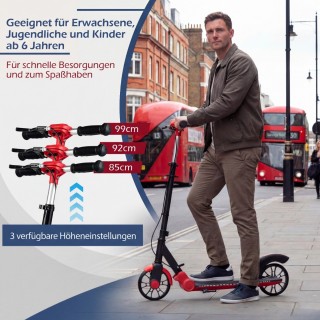 Costway Αναδιπλούμενο πατίνι με 2 φωτιζόμενες ρόδες, ρυθμιζόμενο ύψ... Costway Αναδιπλούμενο πατίνι με 2 φωτιζόμενες ρόδες, ρυθμιζόμενο ύψ...