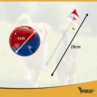 Purlov Χριστουγεννιάτικο Σετ Παιχνιδιών Γάτας 6 Τμχ με Σφαίρες, Ελα... Purlov Χριστουγεννιάτικο Σετ Παιχνιδιών Γάτας 6 Τμχ με Σφαίρες, Ελα...