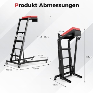 Costway Ρυθμιζόμενη Ανυψωτική Πλατφόρμα για Συντήρηση και Επισκευή... Costway Ρυθμιζόμενη Ανυψωτική Πλατφόρμα για Συντήρηση και Επισκευή...