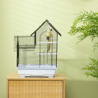 PawHut Μεταλλικό Κλουβί πουλιών με χερούλι, αφαιρούμενο δίσκο, μαντ... PawHut Μεταλλικό Κλουβί πουλιών με χερούλι, αφαιρούμενο δίσκο, μαντ...
