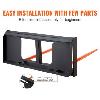 VEVOR 49 Δόρατα Σανό, Φορτίο 3000lbs, Προσαρμογή Τρακτέρ 2τμχ, Γρήγ... VEVOR 49 Δόρατα Σανό, Φορτίο 3000lbs, Προσαρμογή Τρακτέρ 2τμχ, Γρήγ...