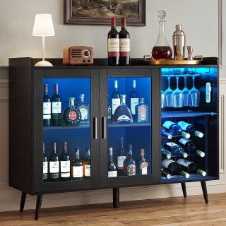 VEVOR Ντουλάπι Κρασιού και Μπαρ Καφέ 90 x 40 x 120 cm, με 9 Θήκες Μ... VEVOR Ντουλάπι Κρασιού και Μπαρ Καφέ 90 x 40 x 120 cm, με 9 Θήκες Μ...