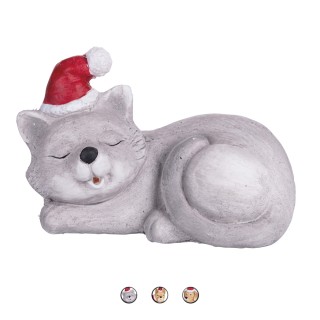 Galileo Χριστουγεννιάτικο κουτάβι ξαπλωμένο 355x19xh22 cm Santas Ho...