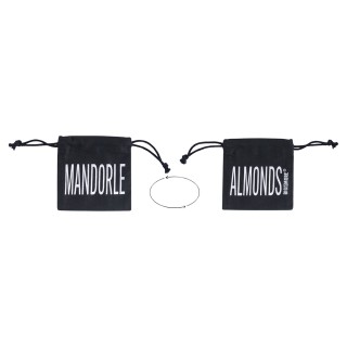 Villa dEste Home Μαύρο Ανάποδο Διπλής Όψεως Βαμβακερό Πουγκί με Δαν...