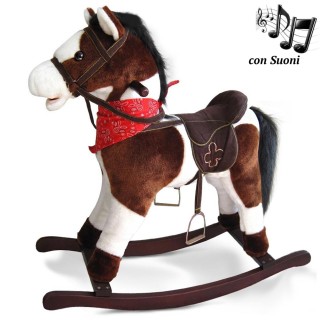 BAKAJI Ξύλινο και Λούτρινο Κουνιστό Άλογο με Ρεαλιστικά Ηχητικά Εφέ... BAKAJI Ξύλινο και Λούτρινο Κουνιστό Άλογο με Ρεαλιστικά Ηχητικά Εφέ...