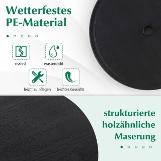 Costway Ρυθμιζόμενο Στρογγυλό Τραπέζι Ø50cm με Οπή Ομπρέλας 38mm & ... Costway Ρυθμιζόμενο Στρογγυλό Τραπέζι Ø50cm με Οπή Ομπρέλας 38mm & ...