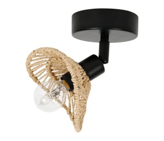 Ostaria Σποτ Οζανα Μαύρο Και Φυσικό -36217