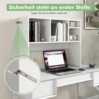 Costway Κομψό Ράφι Γραφείου με Αποθηκευτικούς Χώρους και Κιτ Ασφαλε... Costway Κομψό Ράφι Γραφείου με Αποθηκευτικούς Χώρους και Κιτ Ασφαλε...