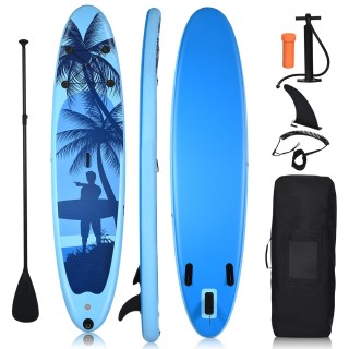 Costway Φουσκωτή Σανίδα Stand Up Paddle (SUP) για Αξέχαστες Στιγμέ... Costway Φουσκωτή Σανίδα Stand Up Paddle (SUP) για Αξέχαστες Στιγμέ...