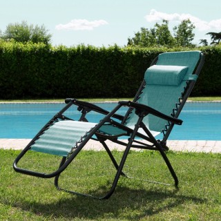 Galileo Πολυθρόνα μεγάλης χαλάρωσης χρώματος ακουαμαρίνα, δομή από ...