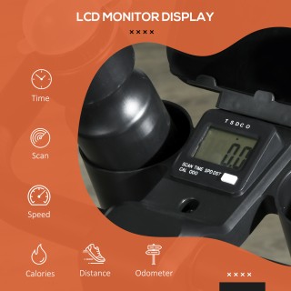 SPORTNOW Μαγνητικό ποδήλατο γυμναστικής με σφόνδυλο 4 κιλών, ρυθμιζ... SPORTNOW Μαγνητικό ποδήλατο γυμναστικής με σφόνδυλο 4 κιλών, ρυθμιζ...