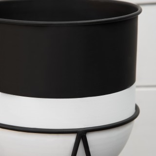 Ζαρντινιέρα Σετ 2 τεμαχίων με Μεταλλική Βάση για Φυτά Εσωτερικού κα... Ζαρντινιέρα Σετ 2 τεμαχίων με Μεταλλική Βάση για Φυτά Εσωτερικού κα...