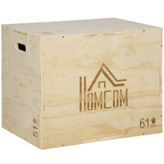 HOMCOM Ξύλινο Plyo Box σε 3 Ύψη, Plyometric Jumping Box Χωρητικότητ... HOMCOM Ξύλινο Plyo Box σε 3 Ύψη, Plyometric Jumping Box Χωρητικότητ...