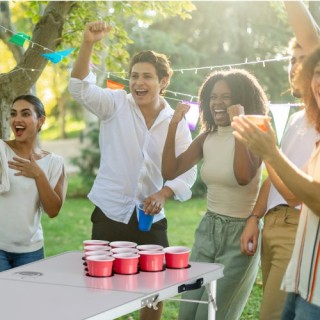 VEVOR Φορητό Τραπέζι Beer Pong 2.4 μ. για Πάρτι με Θέσεις για Ποτή... VEVOR Φορητό Τραπέζι Beer Pong 2.4 μ. για Πάρτι με Θέσεις για Ποτή...
