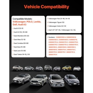 VEVOR Σετ Πολλαπλασιαστών 4 Τεμαχίων για Audi, Seat & Volkswagen DH...