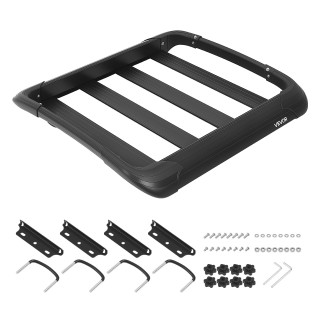 VEVOR Καλάθι Οροφής Αυτοκινήτου 965 x 965 x 142 mm, Universal, 68,0...