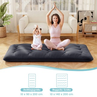 Costway Ιαπωνικό Φουτόν με Πλενόμενο Κάλυμμα & Θήκη 90 x 200 cm HU1... Costway Ιαπωνικό Φουτόν με Πλενόμενο Κάλυμμα & Θήκη 90 x 200 cm HU1...