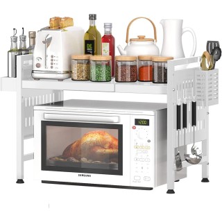 Shally Dogan Ράφι για Φούρνο Μικροκυμάτων Λευκό Επεκτάσιμο Ράφι Κο... Shally Dogan Ράφι για Φούρνο Μικροκυμάτων Λευκό Επεκτάσιμο Ράφι Κο...