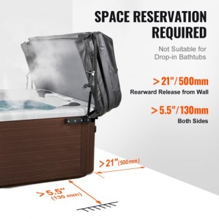 VEVOR Ανυψωτήρας Καλύμματος Υδρομασάζ, Υδραυλικός, Ρυθμιζόμενος 69-... VEVOR Ανυψωτήρας Καλύμματος Υδρομασάζ, Υδραυλικός, Ρυθμιζόμενος 69-...