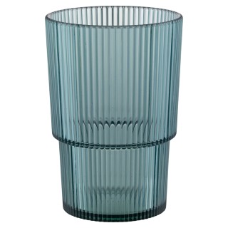 Villa DEste  Σετ 12 τμχ Ποτήρι ποτού 420 ml σε μπλε πλαστικό PS Sha...