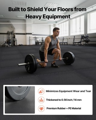 VEVOR Σετ Αφρώδους Παζλ Δαπέδου 24 τεμ, 610 x 610 x 14 mm, Υψηλής Π... VEVOR Σετ Αφρώδους Παζλ Δαπέδου 24 τεμ, 610 x 610 x 14 mm, Υψηλής Π...