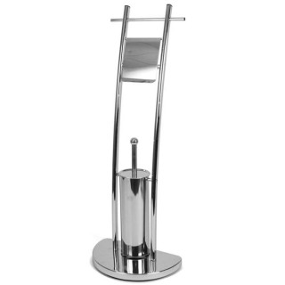 BAKAJI Επιδαπέδια βάση μπάνιου για χαρτί υγείας και βούρτσα τουαλέ... BAKAJI Επιδαπέδια βάση μπάνιου για χαρτί υγείας και βούρτσα τουαλέ...