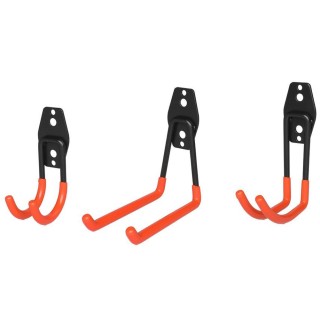 BAKAJI  Σετ 8 Τεμάχια Επαγγελματικοί Γάντζοι για Εργαλεία Γκαράζ Στ...