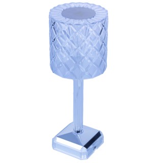 Kooper Διαφανής επαναφορτιζόμενη επιτραπέζια λάμπα αφής 3 θερμοκρασ...