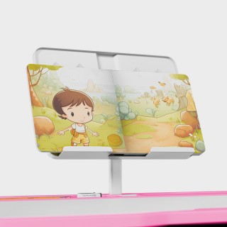 Ροζ Ρυθμιζόμενο Παιδικό Σχολικό Γραφείο για Μάθηση και Παιχνίδι ‎50...