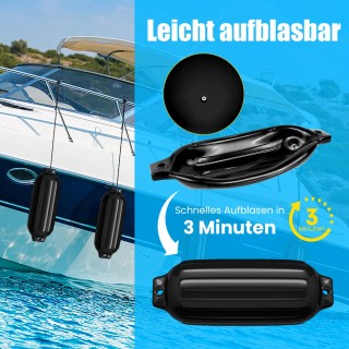 Costway Ναυτικός Προστατευτικός Προφυλακτήρας PVC με Ενισχυμένη Αν... Costway Ναυτικός Προστατευτικός Προφυλακτήρας PVC με Ενισχυμένη Αν...