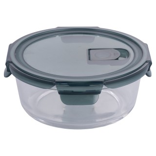 Galileo Στρογγυλό Ερμητικό Γυάλινο Δοχείο 960 ml με Καπάκι και Πτερ...