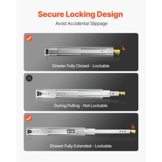 VEVOR Συρταροθήκες Με Μηχανισμό Απαλής Κλεισίματος και Πλήρους Εκτα... VEVOR Συρταροθήκες Με Μηχανισμό Απαλής Κλεισίματος και Πλήρους Εκτα...