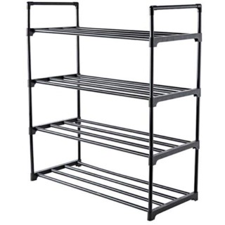 BAKAJI Συμπαγής Παπουτσοθήκη 4 Ραφιών από Ατσάλι για Εξοικονόμηση Χ... BAKAJI Συμπαγής Παπουτσοθήκη 4 Ραφιών από Ατσάλι για Εξοικονόμηση Χ...