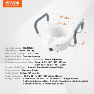 Ανυψωμένο Κάθισμα Τουαλέτας για Στρογγυλές και Επιμήκεις Λεκάνες Το... Ανυψωμένο Κάθισμα Τουαλέτας για Στρογγυλές και Επιμήκεις Λεκάνες Το...