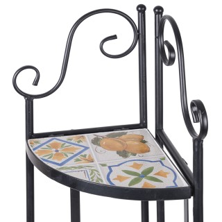 Galileo Εξωτερική Μεταλλική Πτυσσόμενη Ραφιέρα με 4 Ράφια και Διακό...