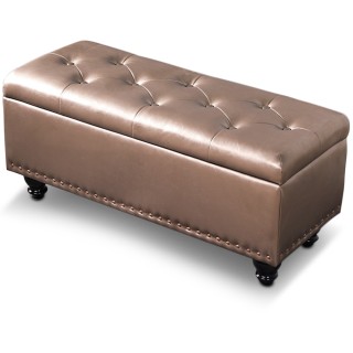 Shally Dogan Πουφ Πάγκος Αποθήκευσης Οικολογικό Δέρμα Καναπές Πολυ... Shally Dogan Πουφ Πάγκος Αποθήκευσης Οικολογικό Δέρμα Καναπές Πολυ...