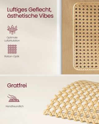 Ραφιέρα Γωνίας 5 Επιπέδων VASAGLE με Ρατάν Πλαϊνά, 61.4 εκ., Δρυς Μ... Ραφιέρα Γωνίας 5 Επιπέδων VASAGLE με Ρατάν Πλαϊνά, 61.4 εκ., Δρυς Μ...