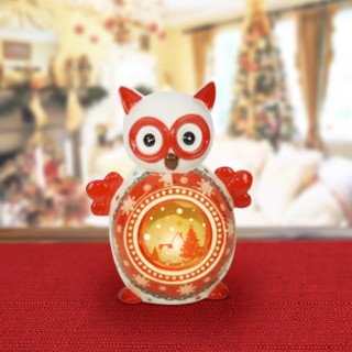 BAKAJI Φανάρι Κεραμικό Κουκουβάγια με Ηλεκτρικό Κερί 14 εκ. Χριστο... BAKAJI Φανάρι Κεραμικό Κουκουβάγια με Ηλεκτρικό Κερί 14 εκ. Χριστο...