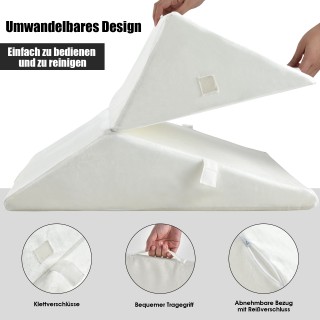 Costway Μαξιλάρι Ύπνου από Αφρό Μνήμης Λευκό 60 x 50 x 30 εκ. HT11... Costway Μαξιλάρι Ύπνου από Αφρό Μνήμης Λευκό 60 x 50 x 30 εκ. HT11...