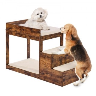 VEVOR Κρεβάτι Κατοικιδίων με Σκάλες & Παράθυρο για Σκύλους/Γάτες Μ... VEVOR Κρεβάτι Κατοικιδίων με Σκάλες & Παράθυρο για Σκύλους/Γάτες Μ...