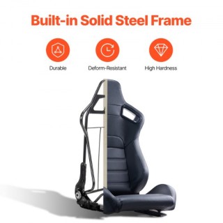 VEVOR Διπλό Σετ Αγωνιστικών Καθισμάτων Ρυθμιζόμενη Αγωνιστική Καρέκ...