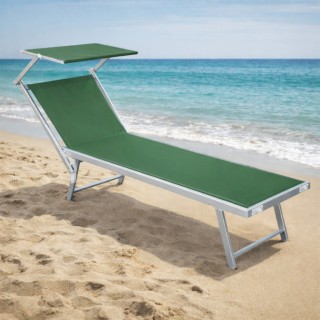 BAKAJI Πράσινη Αλουμινένια Ξαπλώστρα Παραλίας με Ρυθμιζόμενη Πλάτη ... BAKAJI Πράσινη Αλουμινένια Ξαπλώστρα Παραλίας με Ρυθμιζόμενη Πλάτη ...