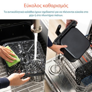 Cosori Dual Blaze Chef Edition Air Fryer με Wi-Fi 6.4lt Μαύρο CAF-P... Cosori Dual Blaze Chef Edition Air Fryer με Wi-Fi 6.4lt Μαύρο CAF-P...