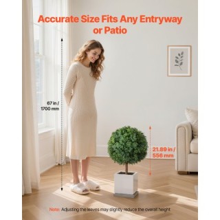 VEVOR Τεχνητοί Δενδρύλλιοι Μποξούκζ Γλάστρας, 27 ιντσών, 2 τεμάχια ... VEVOR Τεχνητοί Δενδρύλλιοι Μποξούκζ Γλάστρας, 27 ιντσών, 2 τεμάχια ...