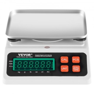 Βιομηχανική Ζυγαριά Αρίθμησης VEVOR, 10 kg x 0.1 g, Ψηφιακή Ζυγαριά...