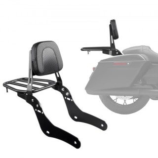 VEVOR Πλάτη Στήριξης Μοτοσυκλέτας με Σχάρα Αποσκευών για Honda Rebe...