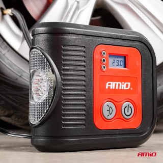 AMiO  Συμπιεστής Αέρα Αυτοκινήτου με Ψηφιακό Μετρητή Πίεσης και LED...