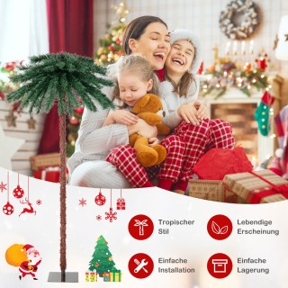 Costway Τεχνητό Χριστουγεννιάτικο Δέντρο Φοίνικας με Πολύχρωμα LED... Costway Τεχνητό Χριστουγεννιάτικο Δέντρο Φοίνικας με Πολύχρωμα LED...