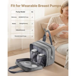 VEVOR Φορητή Τσάντα Θήλαστρου VEVOR, 11.4 x 6.3 x 8.3 in, Περιλαμβά...